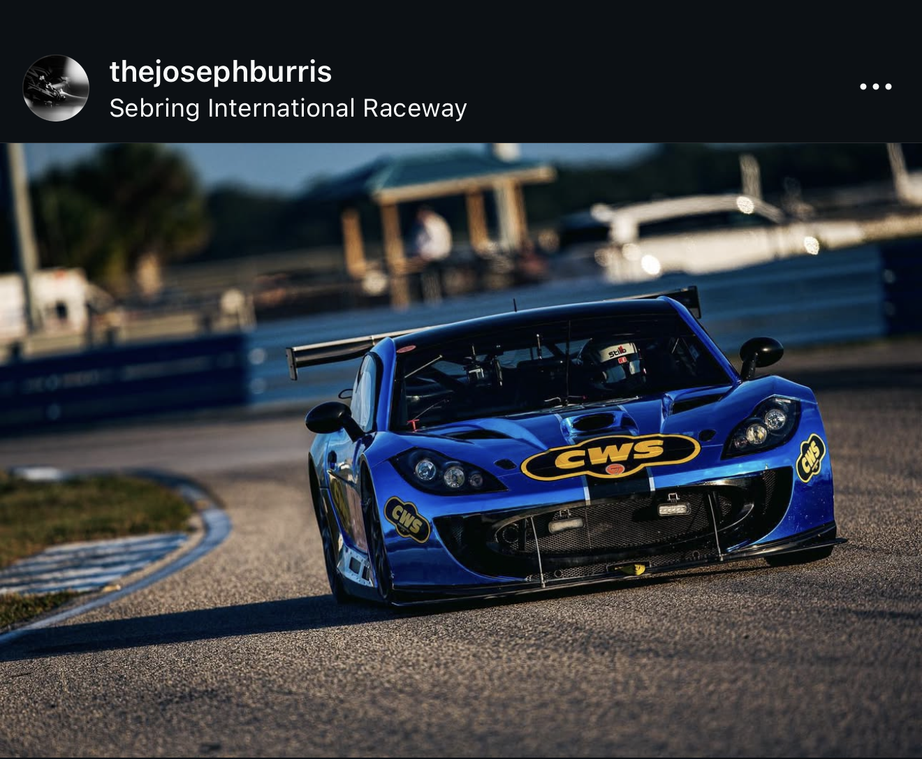 GT race car at Sebring International Raceway